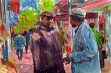 Two Men, Central Square, Cambridge